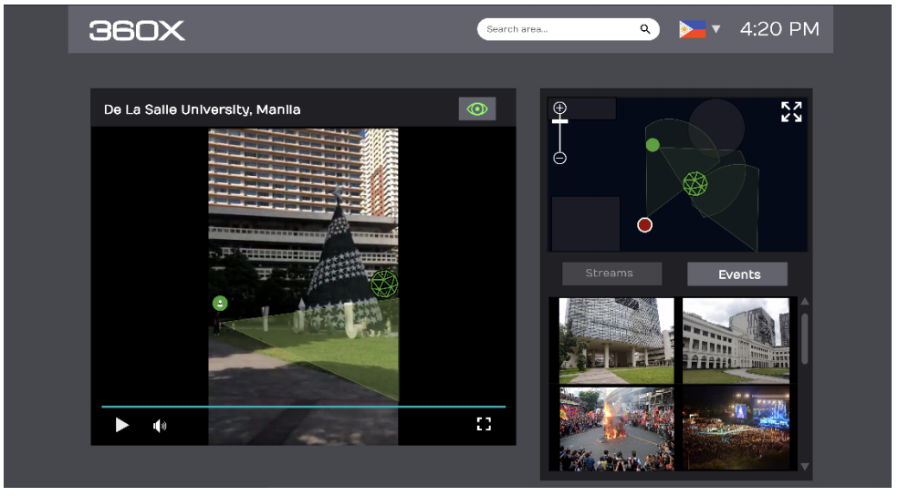 360-view video stitched from crowd sourced videos