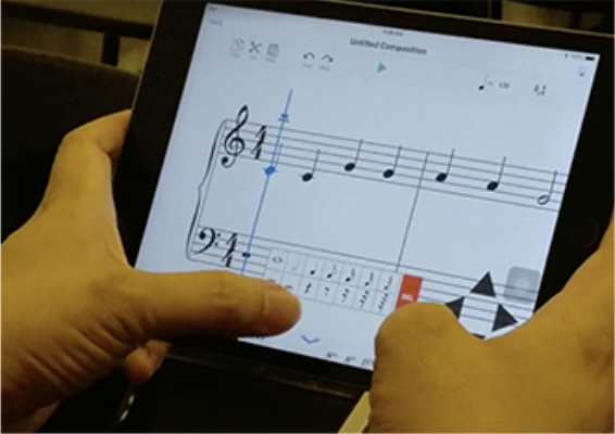 Flow, a mobile musical composition tool