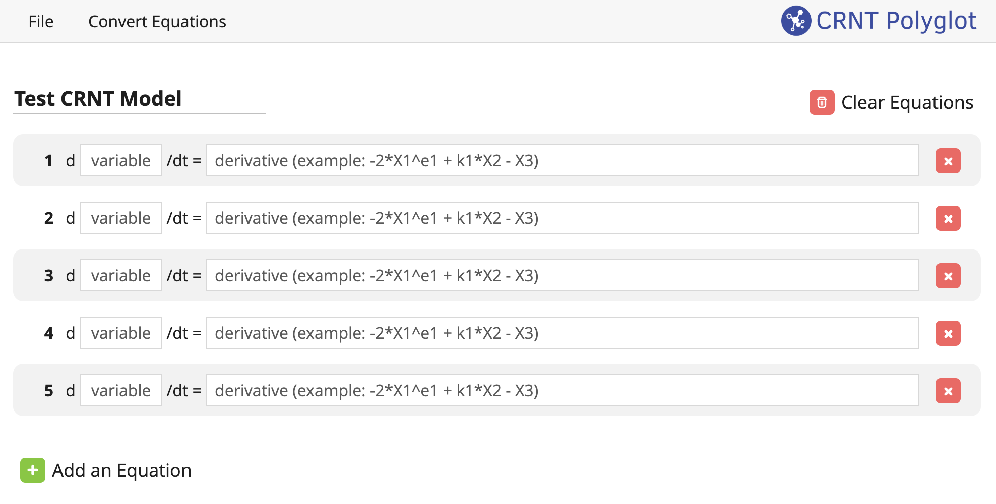 An online tool for chemical reaction network analysis.